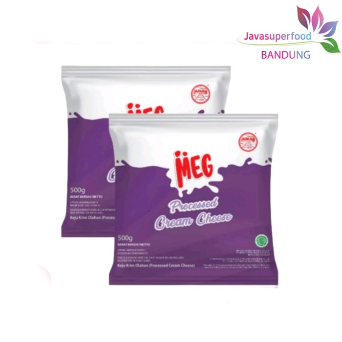 

(TopSeller) MEG Processed Cream Cheese 500gr Keju nomor 1 di Jepang