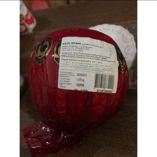 

(TopSeller) Keju Edam Ayam Mas - Edam Cheese Cock Brand 100gram!!