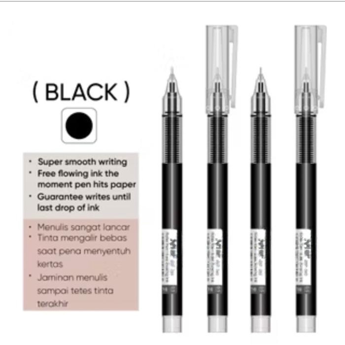 

Pulpen Roller Gel Besar Esco 889 Tinta Hitam 0.5 Mm Isi 12 Pcs Pulpen Isi Tinta Banyak