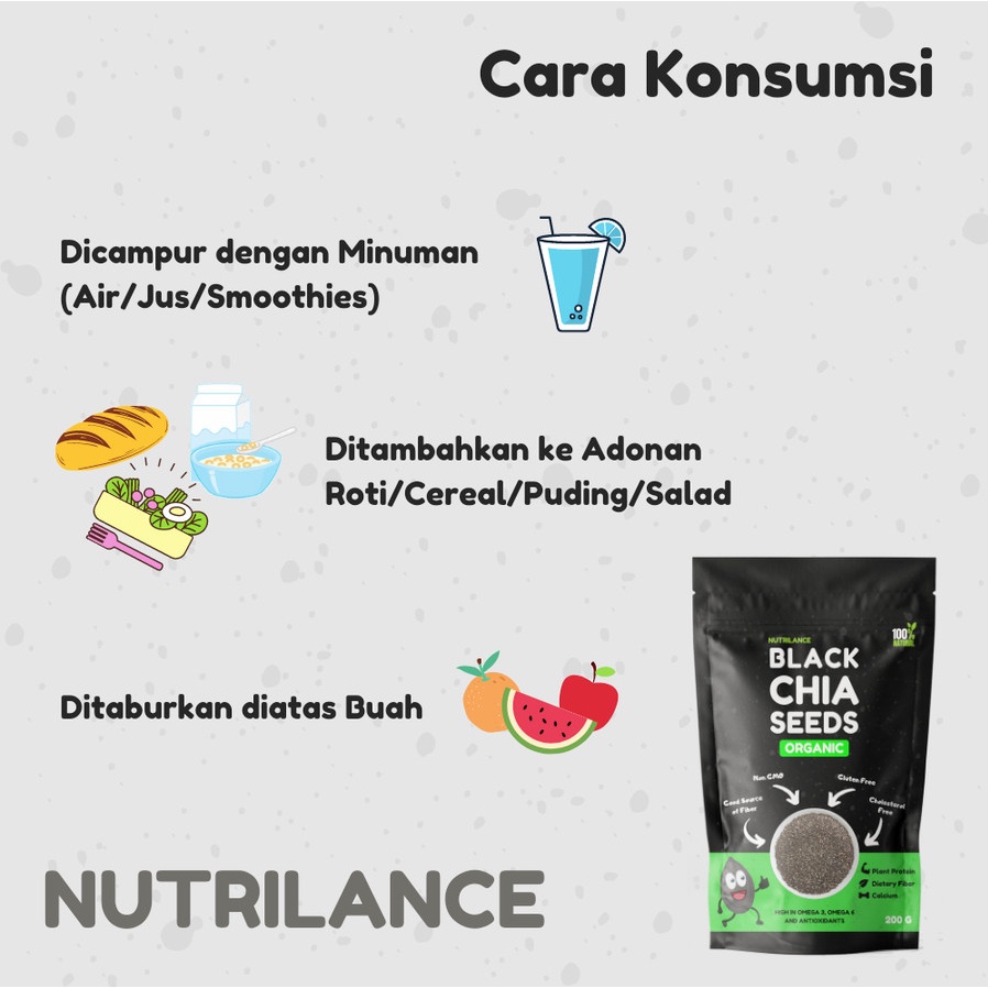 

A Chia Seed Organik Mexico Premium Quality - Nutrilance
