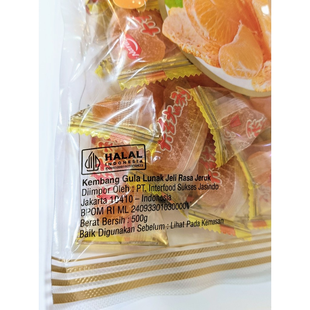 

A Permen Jelly Jeruk Naraya 500G - Orange Candy