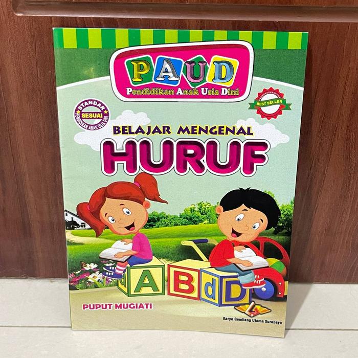 

Activity Book Buku Aktivitas Anak Paud Berwarna Bergambar - Mengenal Huruf Stationery