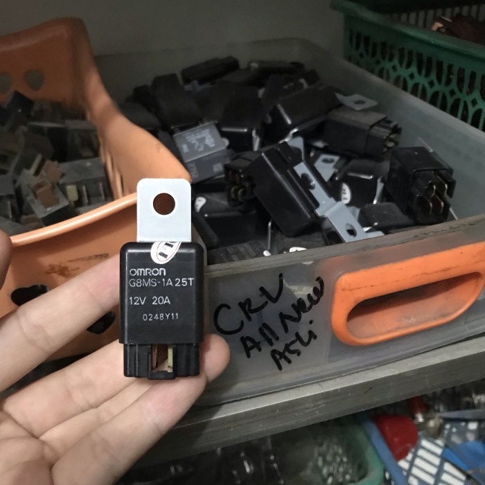 RELAY RELEY KAKI 4 OMRON ASLI