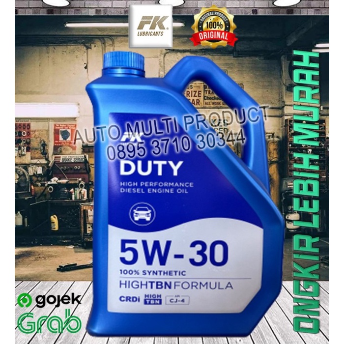 OLI, OLI FK, MOBIL, DIESEL, SOLAR, DUTY CJ-4, 5W30, 4 LITER ORIGINAL
