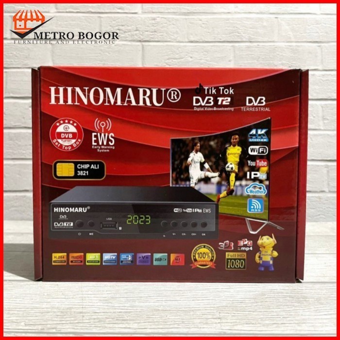 SET TOP BOX DVB T2 HINOMARU / SET TOP BOX HINOMARU