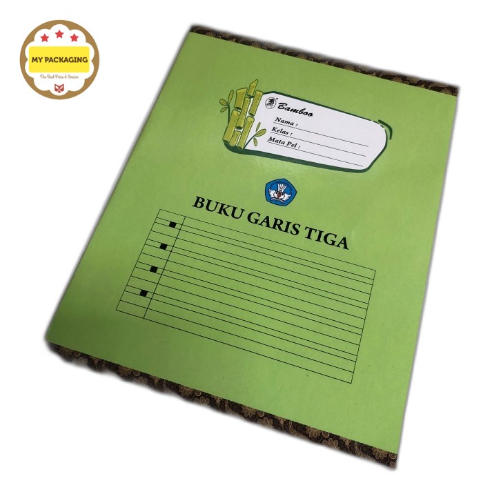 

pintar- Buku tulis garis 3 & garis 5. 38 lembar harga per pack isi 10 buku