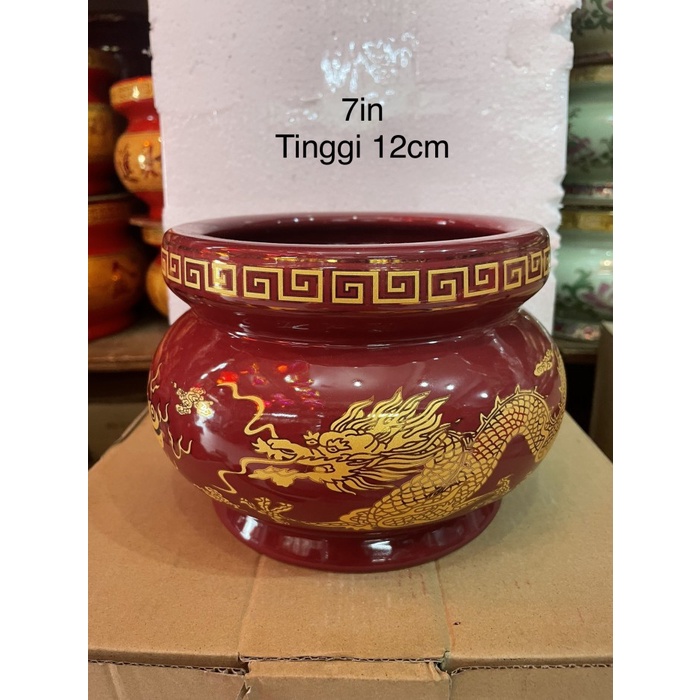 

Hio lo hiu lo kerak merah maron naga 7in