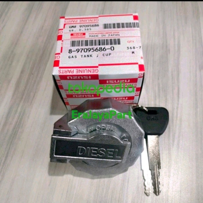 New Tutup Tangki Solar Bensin Gas Tank Cup Isuzu Traga Dmax Original Asli
