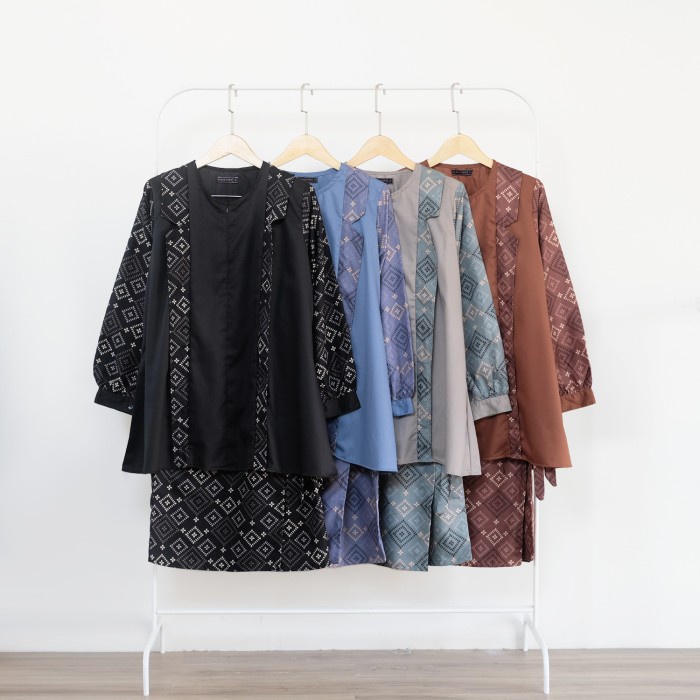 Hot Sale Bigissimo - Gyandra Set Batik Atasan Bawahan Rok Lilit Big Size Jumbo Readyy