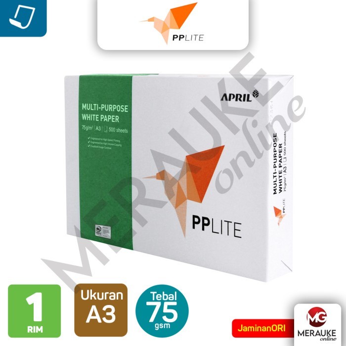 

pintar- Kertas HVS PP Lite A3 75 GSM