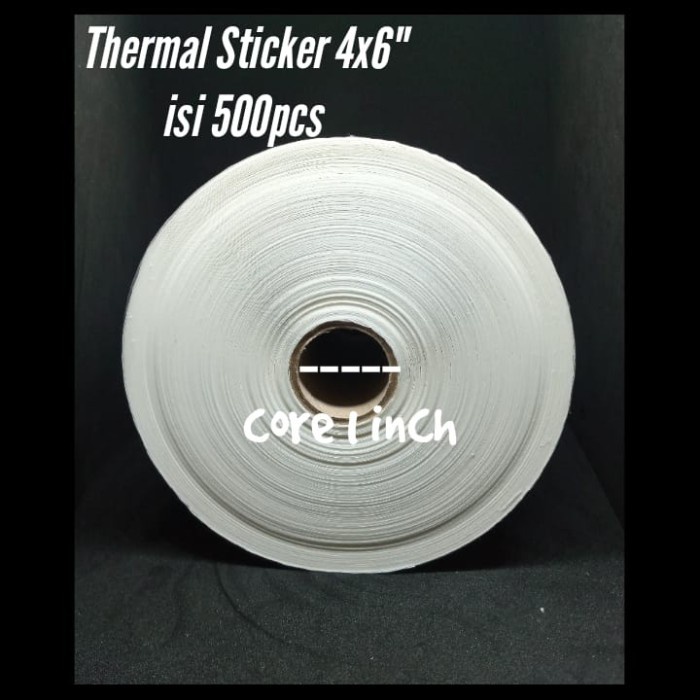 

pintar- LABEL STIKER RESI THERMAL 100X150 MM / 100 X 150 MM / 100X150MM 500pcs