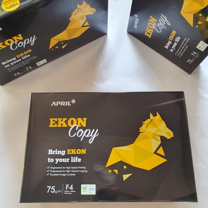 

pintar- Ekon Copy 75g F4 kertas hvs kertas print Ekon