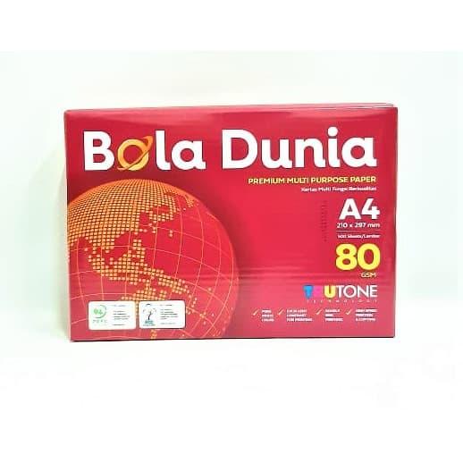 

pintar- KERTAS HVS A4 TEBAL BOLA DUNIA 80 GR RIM ISI 500 LEMBAR