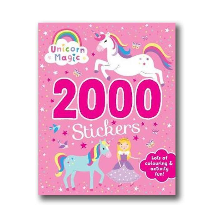 

pintar- 2000 Stickers Unicorn Magic Sticker Time - 9780655205555