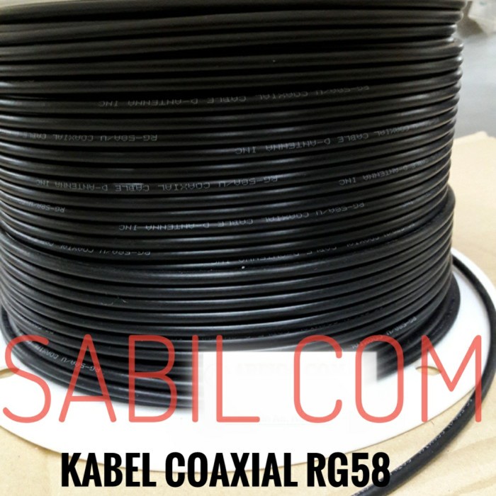 Termurah Kabel Antena Radio / Kabel Coaxial Rg58 D Antena