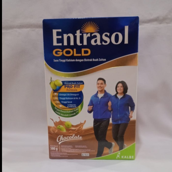 

BARANG TERLARIS Entrasol Gold rasa coklat, 600gr