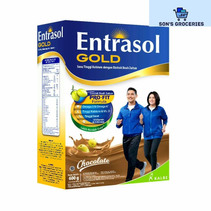 

BARANG TERLARIS Entrasol Gold Chocolate 600gr