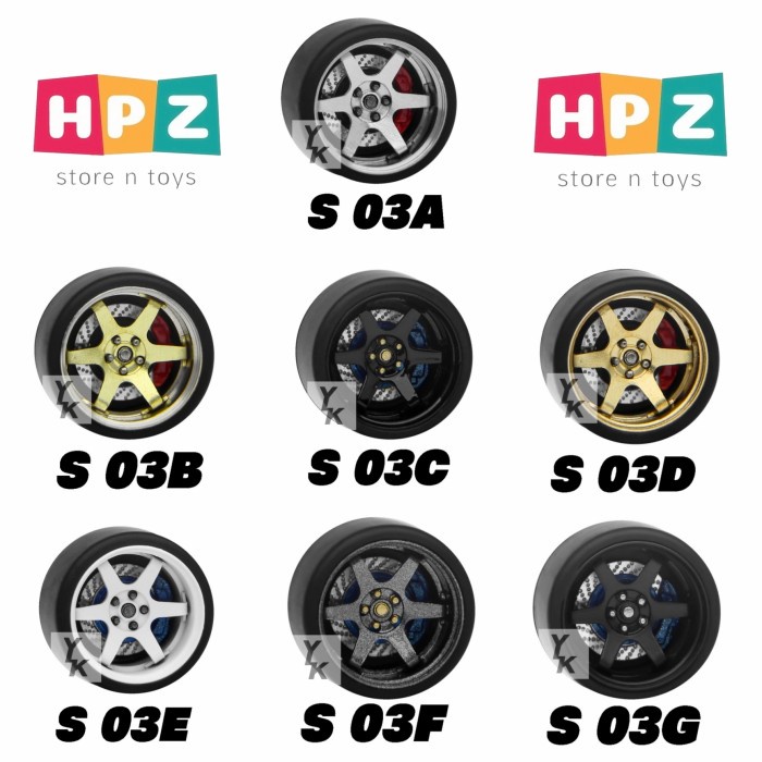 Ban Karet Hotwheels Premium Alloy Carlomo S03