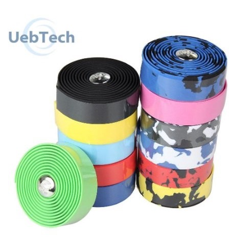 strap tape stang sepeda balap uebtech set 2pcs sepasang - merah