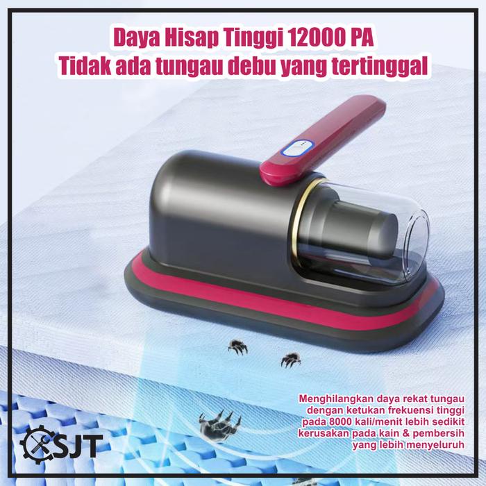 SJT - Vacuum Cleaner Elektrik Portable UV Penyedot Debu Kasur Tungau Bantal Anti Dust Mite bulu