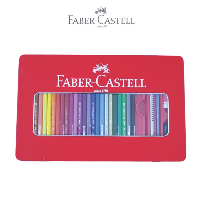 

pintar- Faber-Castell Watercolour Pencils set 48 Tin Case