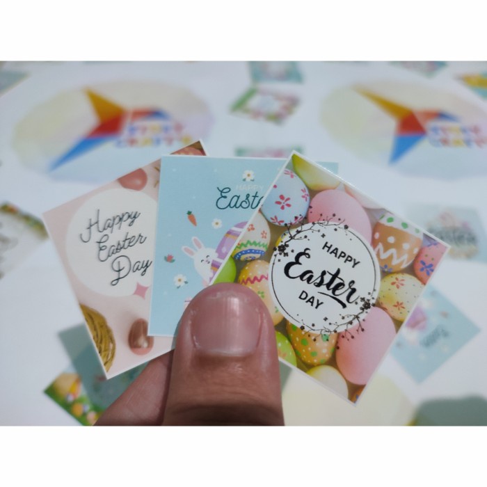 

Sticker Selamat Paskah Happy Easter Day Untuk Acara Paskah DLL
