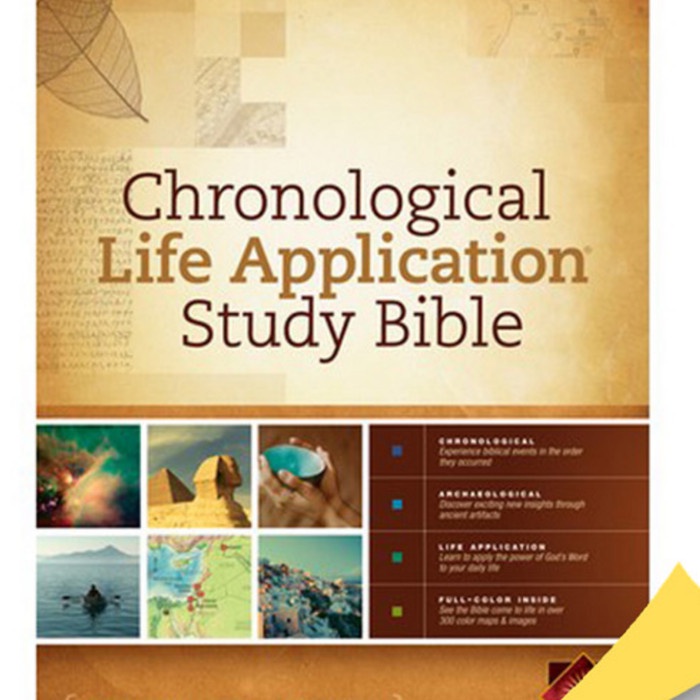 

Alkitab NLT Chronological Life Application Study Bible - Hardcover