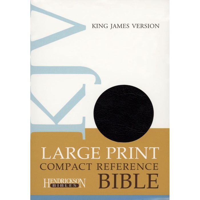 

KJV Large Print Compact Reference Bible (Flexisoft, Black, Red Letter)