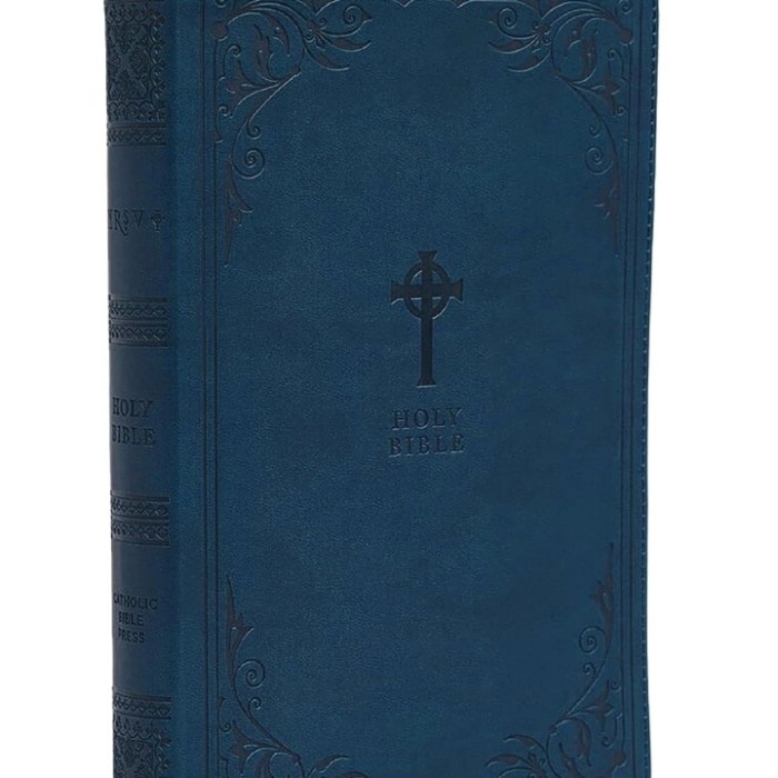 

NRSV Catholic Bible Gift Edition Imitation Leather Black or Dark Blue