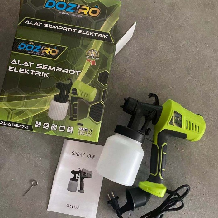 Spray gun elektrik Doziro Alat semprot cat tembok listrik Japan