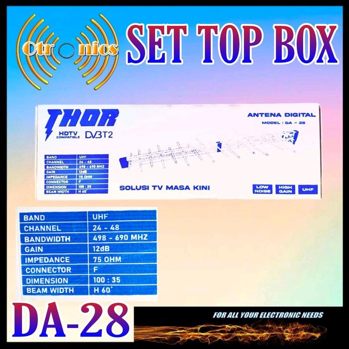 READY STOK Antena TV Digital DA-28 THOR