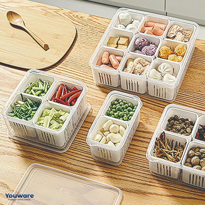

STOK TERBATAS Youware - Layne (SET) Food Container / Kotak penyimpanan makanan ringan Tempat makan
