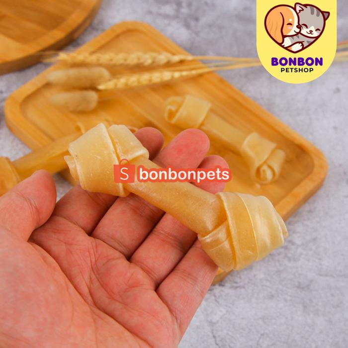 

NEW Snack Dog Knotted Bone Camilan Tulang Ikat Camilan Anjing Makanan Ringan Anjing Camilan Tulang