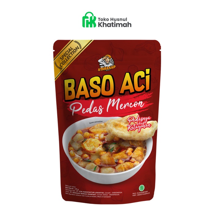 NEW Ashiaaap Bakso Aci Pedas - Makanan ringan bakso aci pedas baso instan EJ968