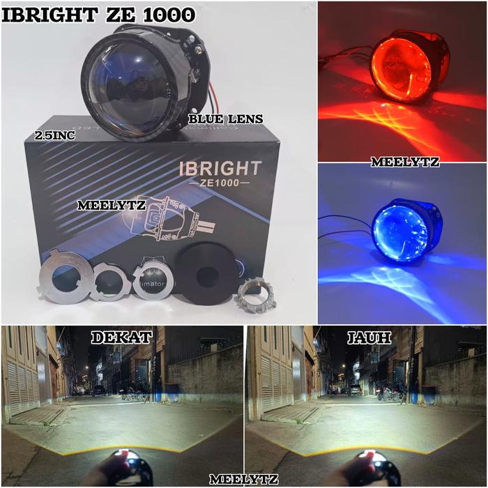 PROMO IBRIGHT ZE 1000 - Biled 2.5inc Blue Lens
