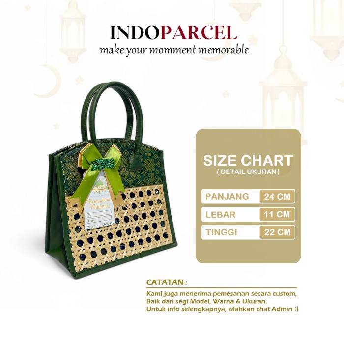 

party- INDOPARCEL - Tas Hampers Goodie Bag Ramadhan Kain Songket Tas Hampers Lebaran Tas