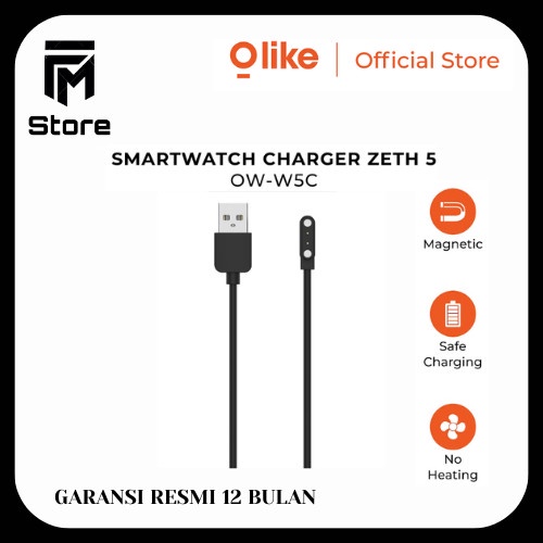 Olike OW-W5 & OW-W3 Kabel Charger 2 Smarttch Magnet *
