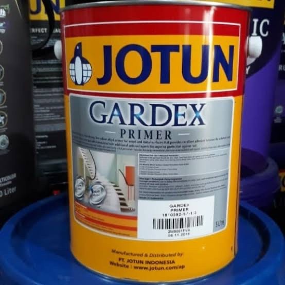Cat Dasar Besi Jotun Gardex Primer 5L Gallon Meni Besi Jotun White -Gratisongkir