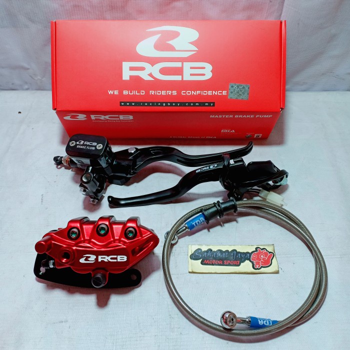 MASTER REM KANAN KIRI RCB KALIPER DEPAN RCB SELANG REM TDR MIO SOUL SIAP KIRIM