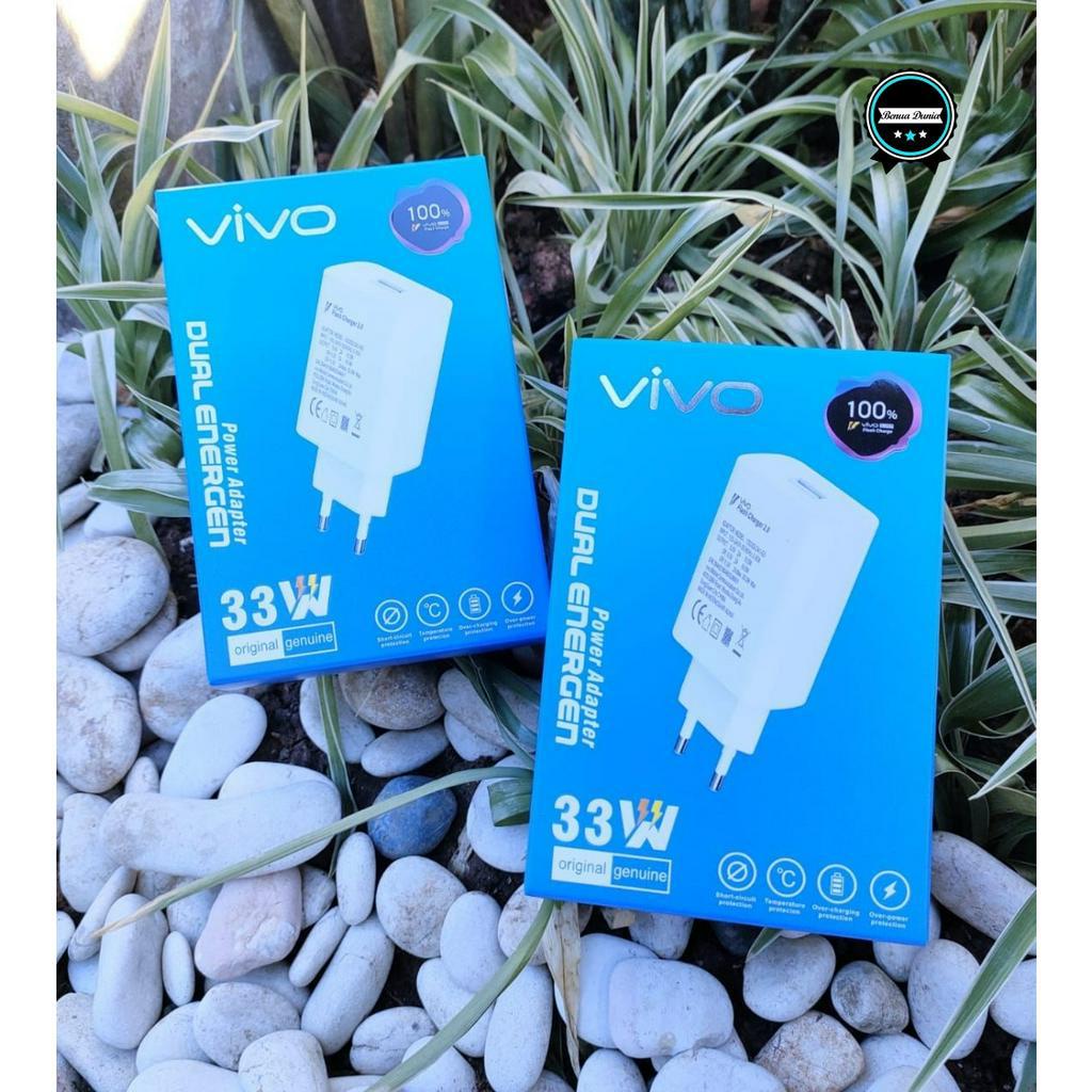 TerLengkapDong- BATOK ADAPTER / KEPALA CHARGER VIVO 33WATT ORIGINAL 100% FAST CHARGER Vivo y91 y93