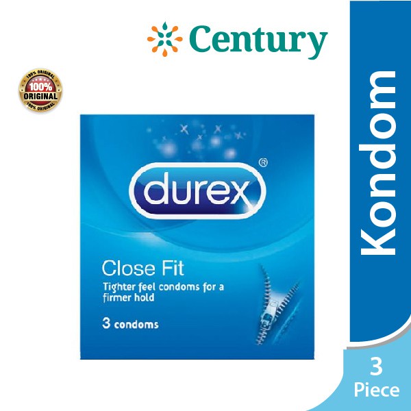Durex Close Fit 1 pack isi 3 pc / Kondom / Kontrasepsi / pria