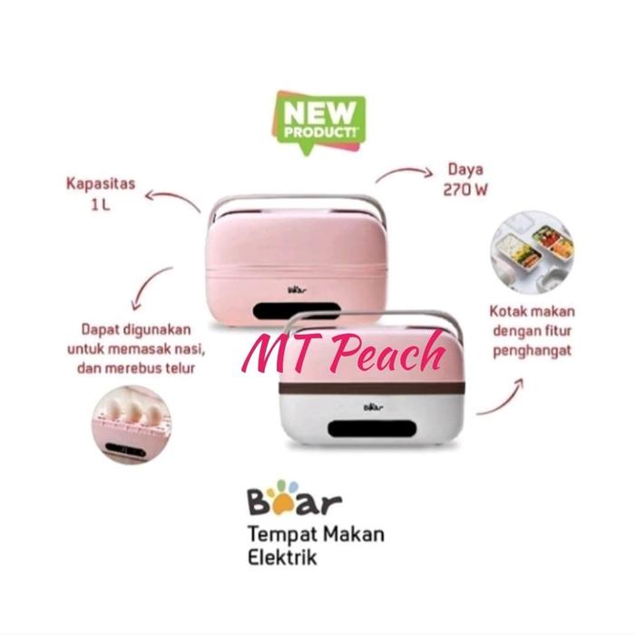 PREMIUM BEAR TEMPAT MAKAN ELEKTRIK LUNCH BOX 270W