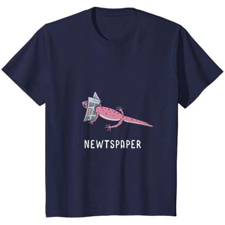 Kaos Pembaca Koran Amfibi Newt Salamander |dkQd83Eg|