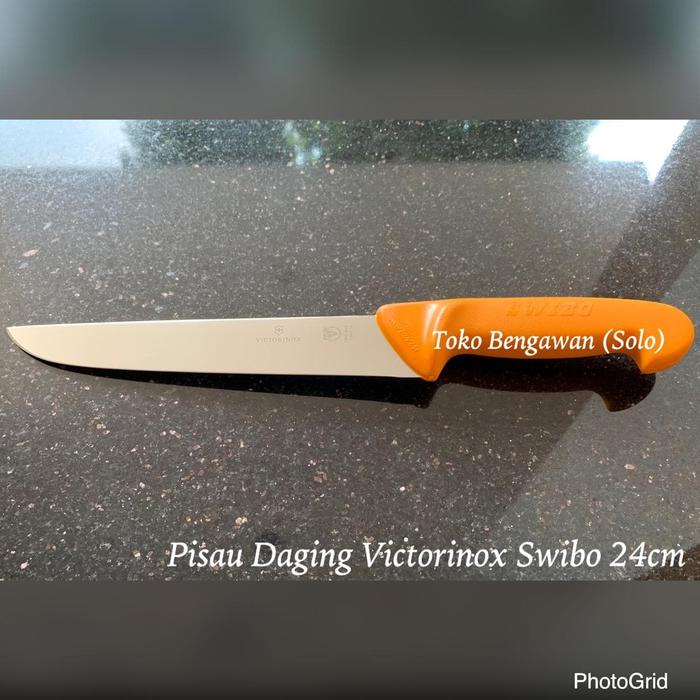 PREMIUM Pisau Daging / Sembelih VICTORINOX Swibo 24 cm 5.8431.24