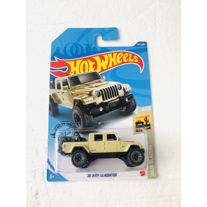 HOT WHEELS HOTWHEELS 20 JEEP GLADIATOR RUBICON KREAM LANGKA MURAH BARU