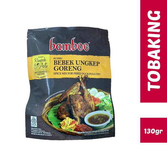 

HC239 Bamboe Bebek Ungkep Goreng 130 gr Bamboe Premium Bumbu Masak Instan TERMURAH
