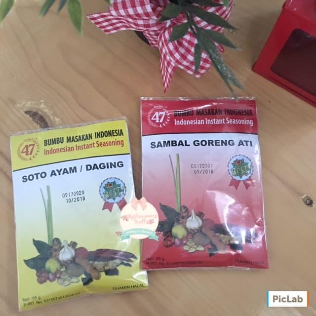 

YE421 Bumbu 47 masak praktis instan malang soto ayam sambal goreng ati GRATIS ONGKIR