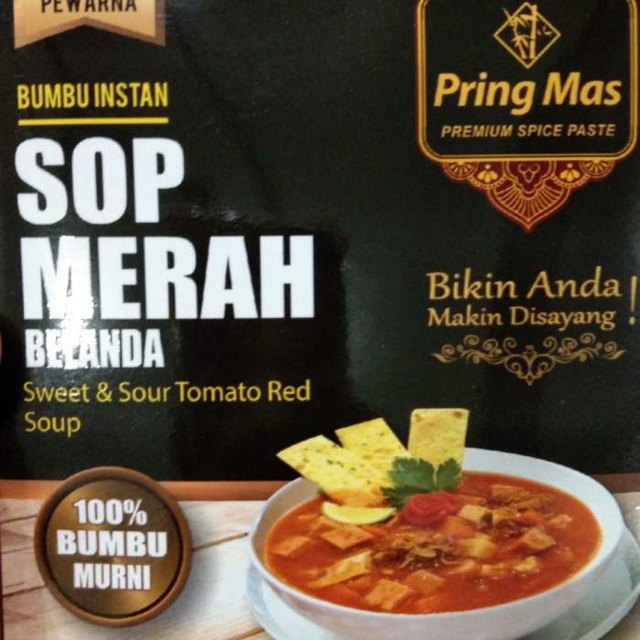 

EH548 Pring Mas Bumbu Instan Sop Merah Belanda 45 gram BIG SALE