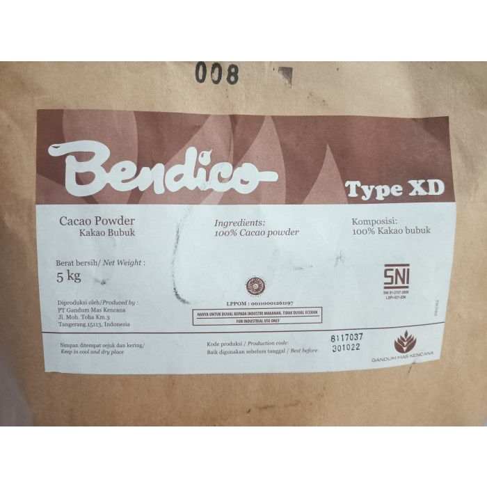 

Lezat- BENDICO COCOA POWDER XD - COKLAT BUBUK 250GR