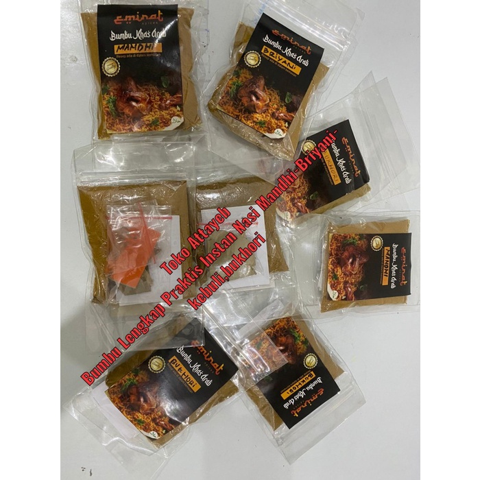 

UT502 Bumbu Lengkap Praktis Instan Nasi Mandhi-Briyani-kebuli,bukhori SALE
